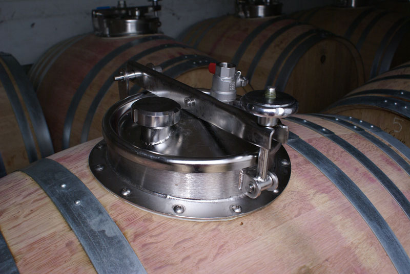 Porte autoclave cuve bois